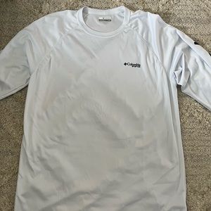 Men’s LT Long sleeve Columbia white shirt